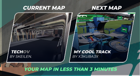 Map queued in server